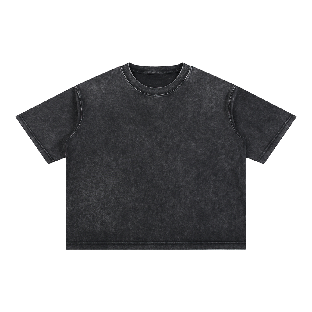 Box-Cut Classic BIG BACK Tee in Black