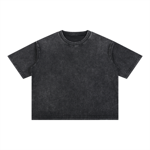 Box-Cut Classic BIG BACK Tee in Black